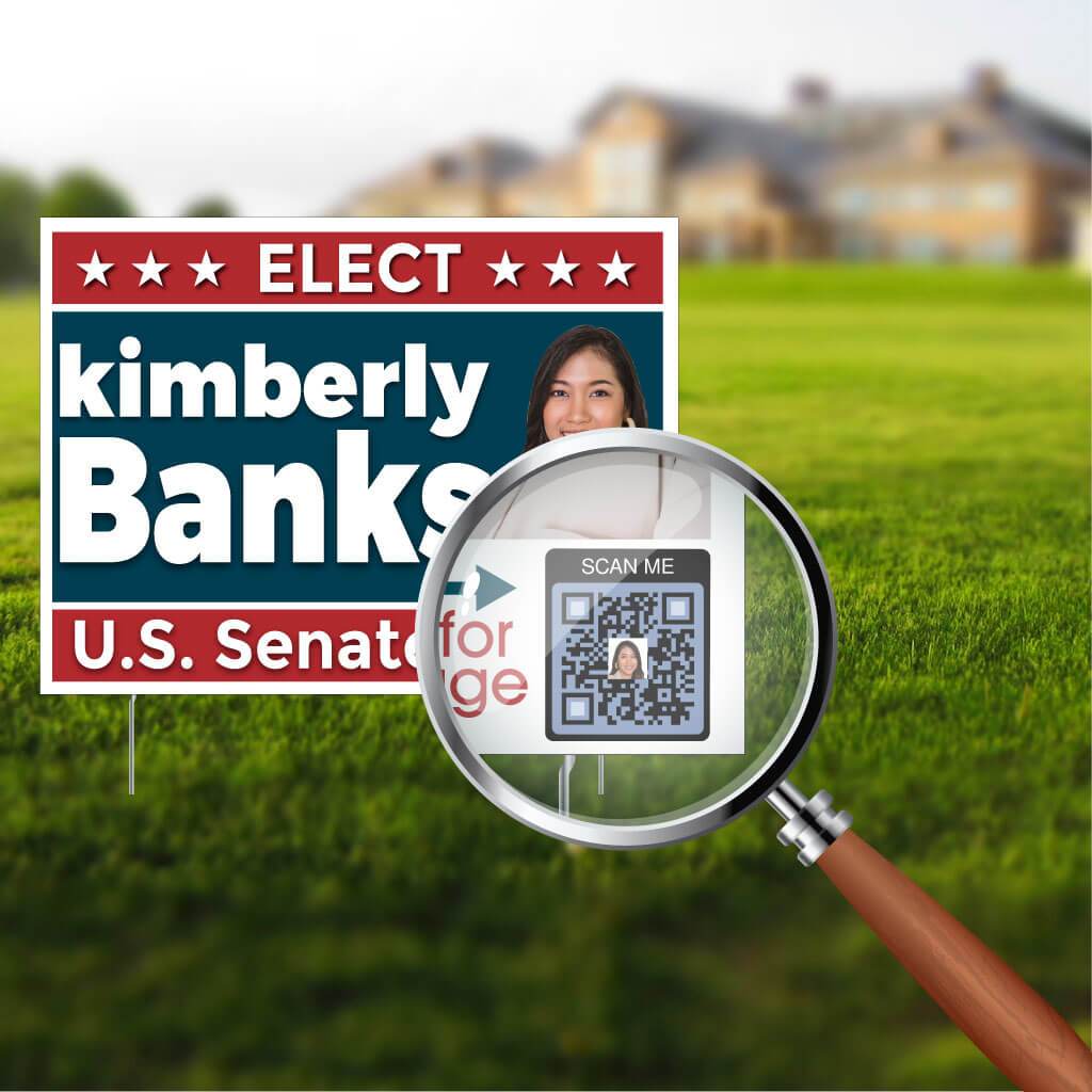18"x24" QR Code Yard Sign