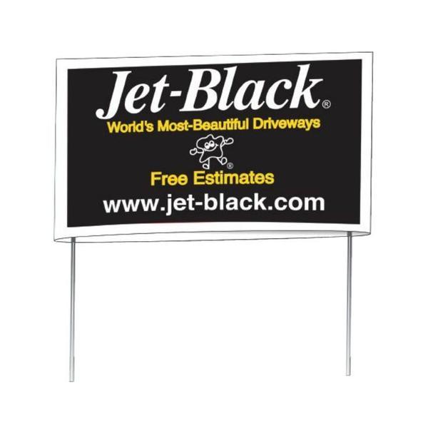 Union Label 21"x34.5" Sealed Posterboard Yard Sign with Frames