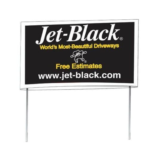 Union Label 21"x34.5" Sealed Posterboard Yard Sign with Frames