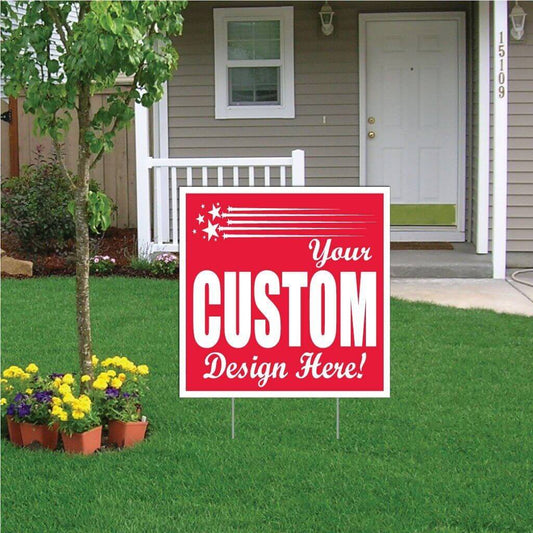 2'x2' Corrugated Plastic Yard Signs
