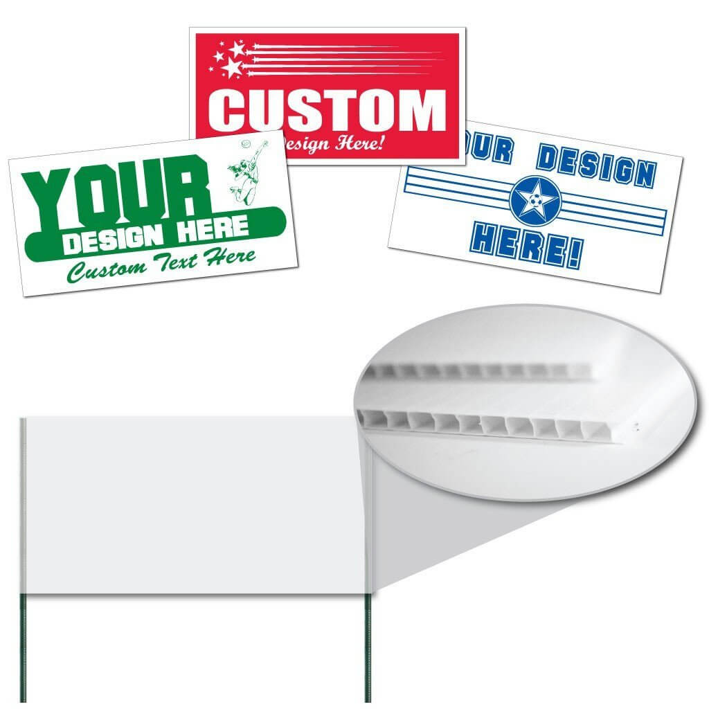 2'x4' Union Label Corrugated Plastic Yard Signs