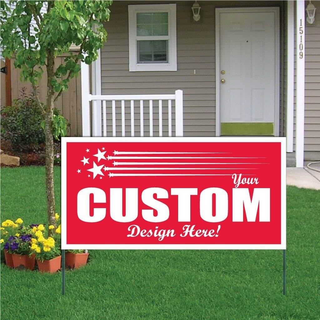 2'x4' Corrugated Plastic Yard Signs