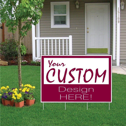 2'x3' Corrugated Plastic Yard Signs