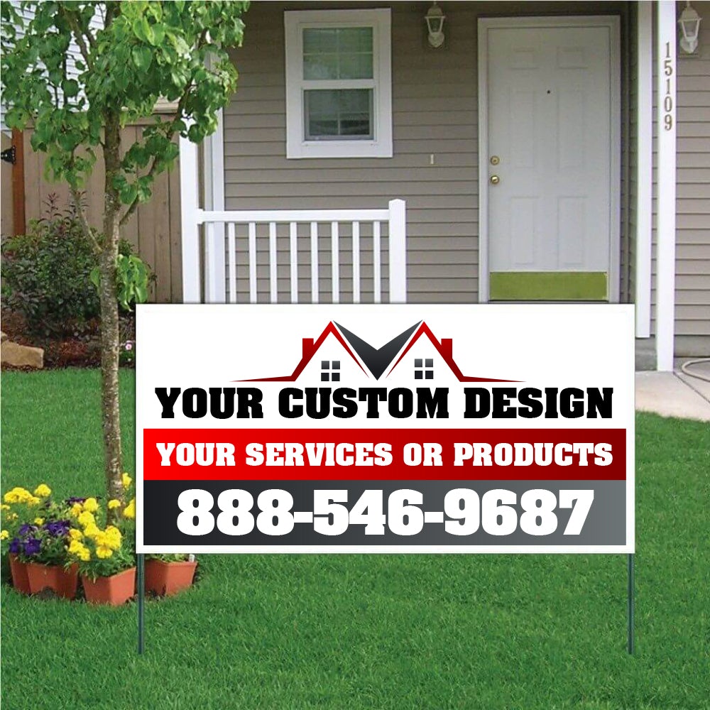 2'x4' Corrugated Plastic Yard Signs