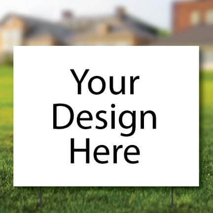 3'x4' Design Your Own Corrugated Plastic Yard Sign