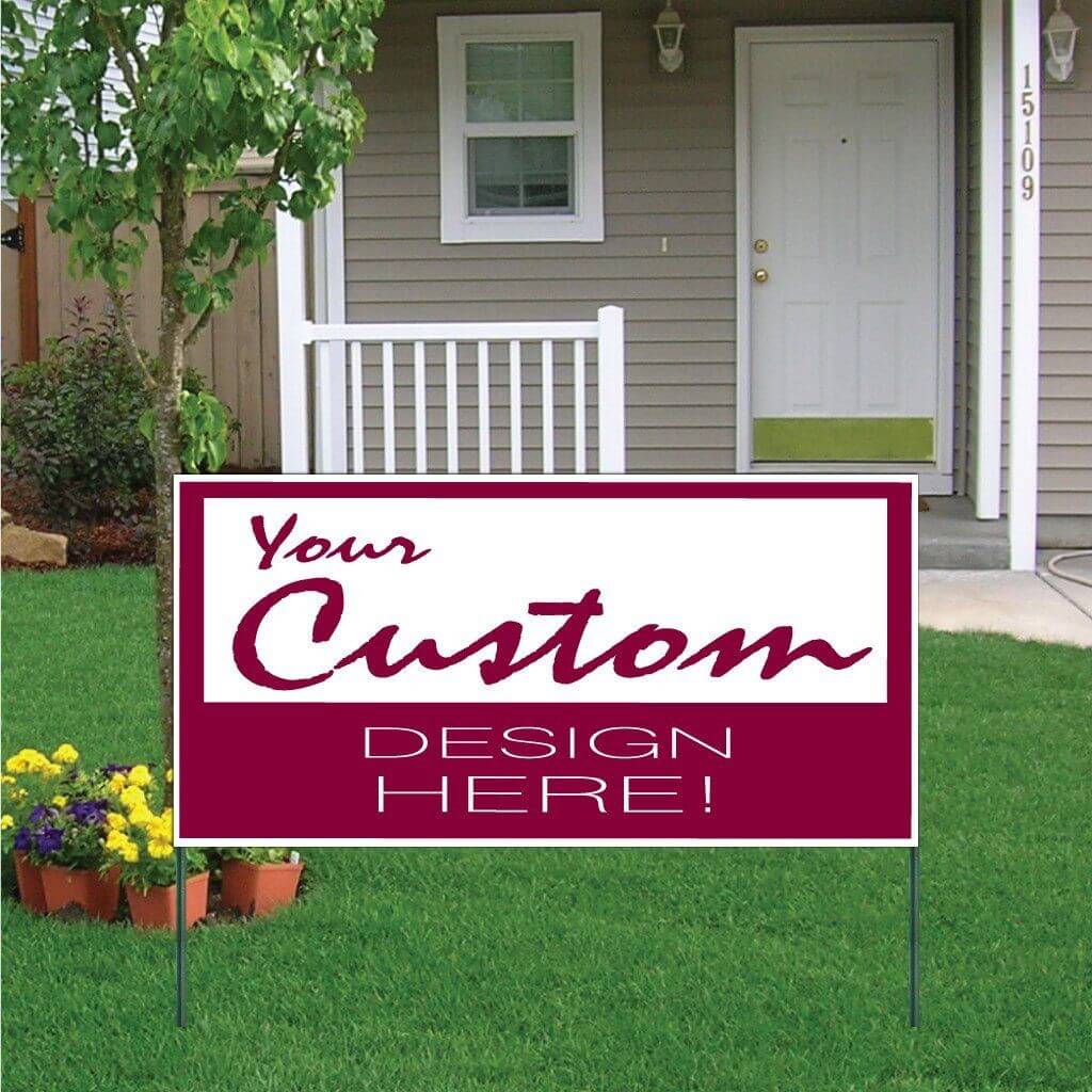 3'x6' Foldable Corrugated Plastic Yard Sign