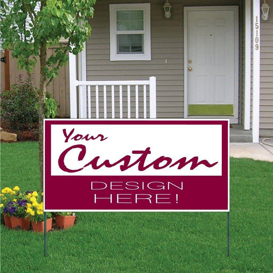 3'x6' Foldable Corrugated Plastic Yard Sign
