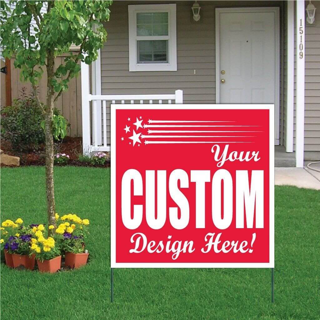 4'x4' Corrugated Plastic Yard Signs