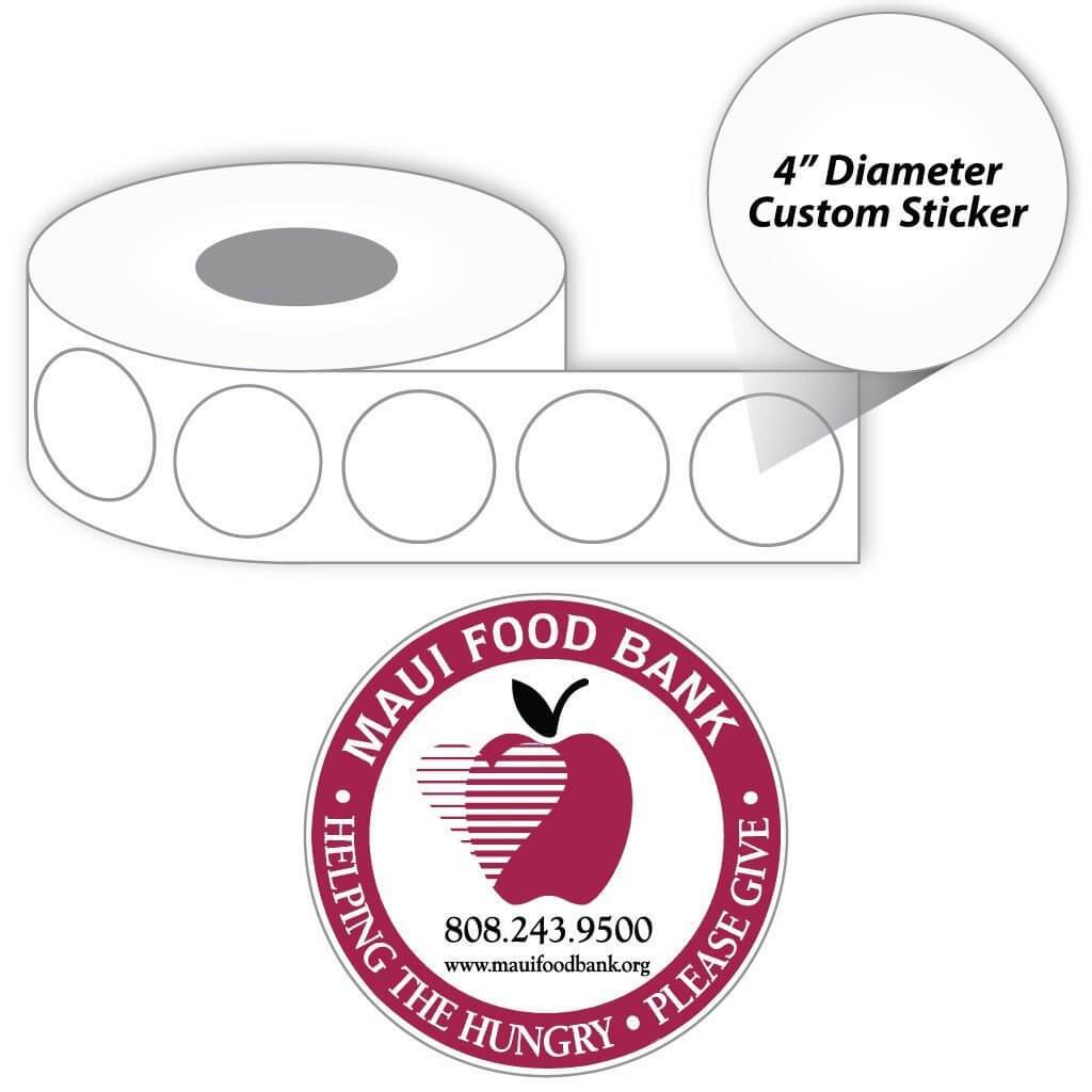 4" Round Sticker