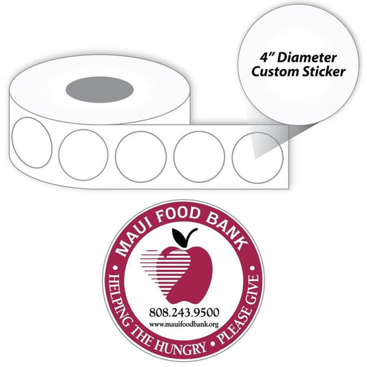 4" Round Sticker
