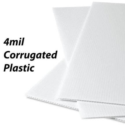 4'x4' Full Color Union Label Corrugated Plastic Yard Signs