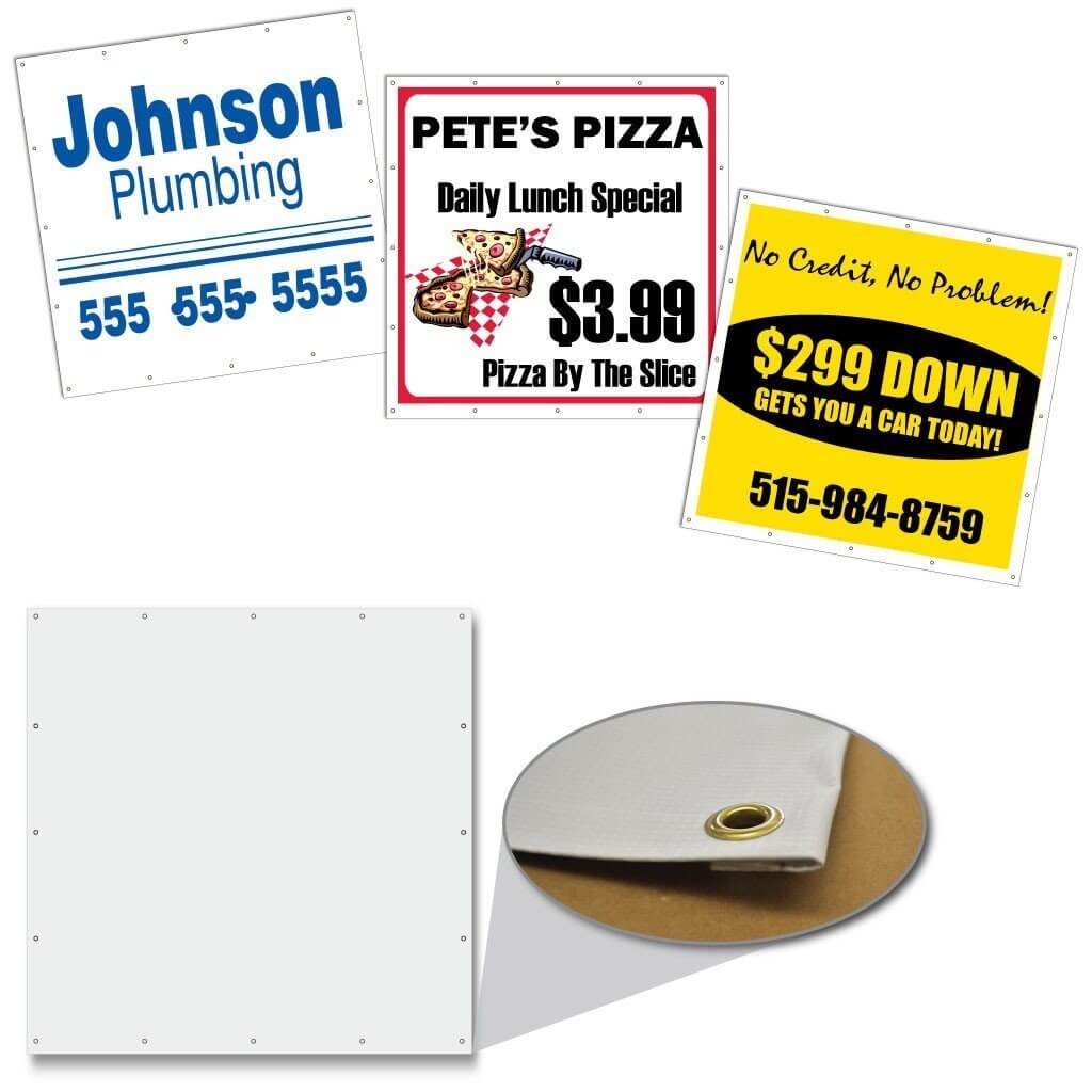 Custom 4'x4' Vinyl Banner
