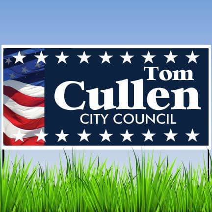 4'x8' Full Color Union Label Corrugated Plastic Yard Sign