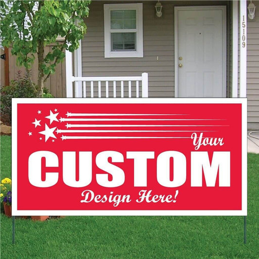 4'x8' Foldable Corrugated Plastic Yard Sign
