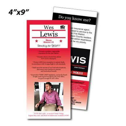 4"x9" Palm Cards