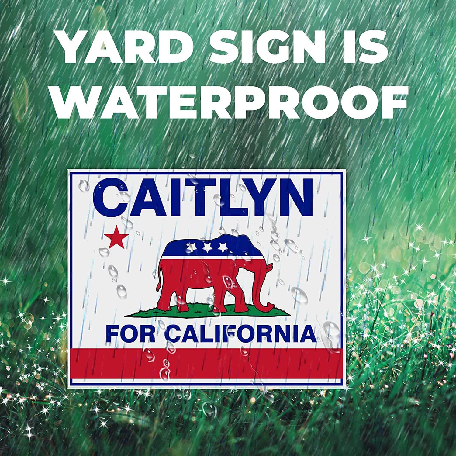 waterproof yard sign