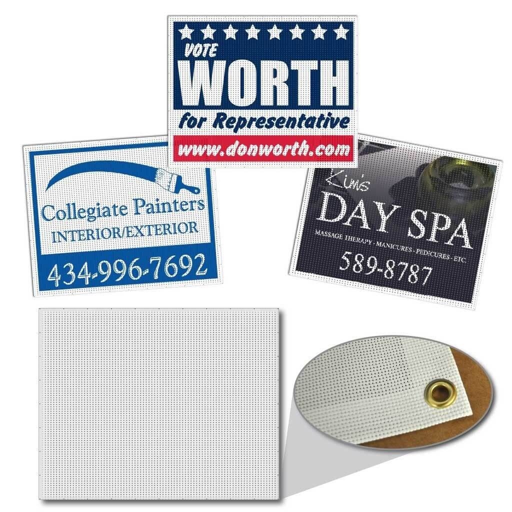 Custom 8'x10' Mesh Vinyl Banner