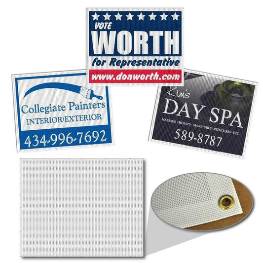Custom 8'x10' Mesh Vinyl Banner