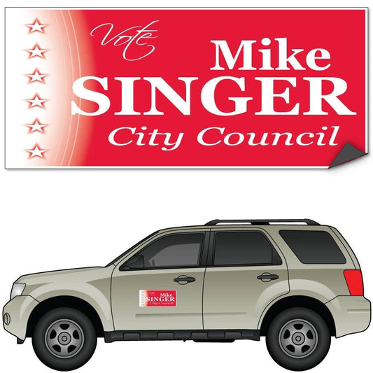 Car Door Magnet (Pair) 8"x18"