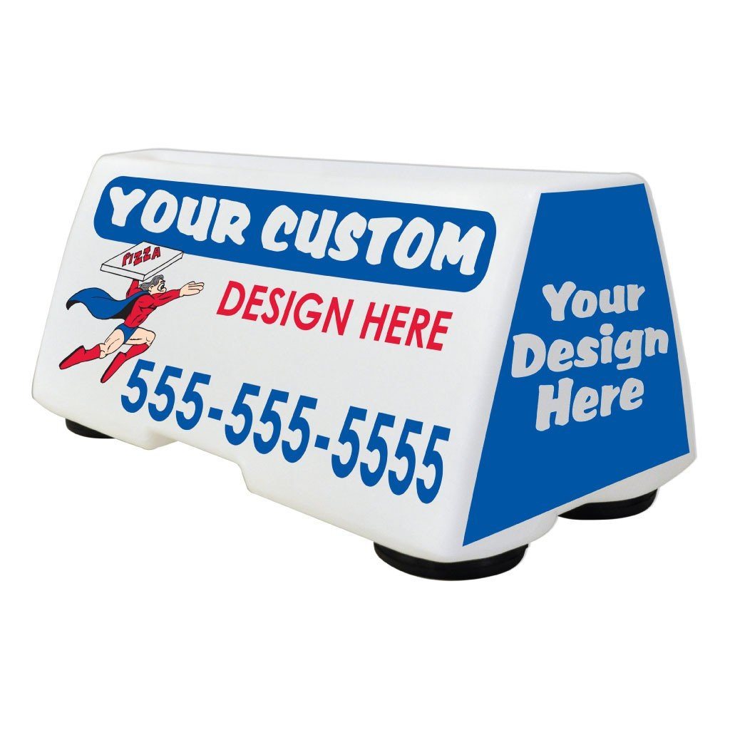Illuminated 8"x18" Car Topper - Mini Quad