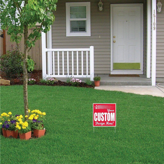 9"x9" Corrugated Plastic Yard Sign