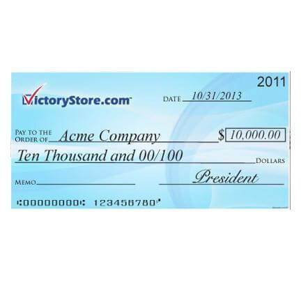 2'x4' Design Your Own Oversized Check