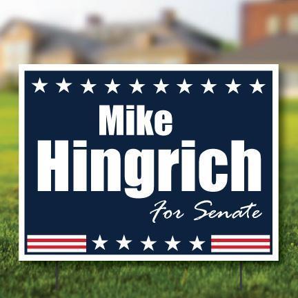 3'x4' Union Label Corrugated Plastic Yard Signs