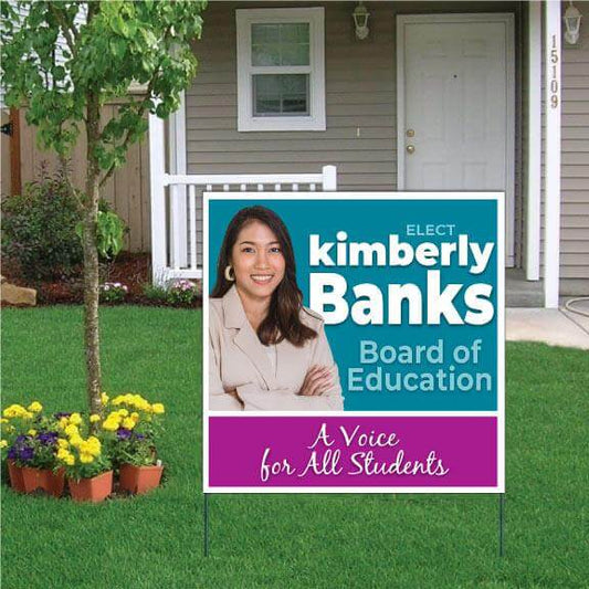 full color 4x4 yard sign