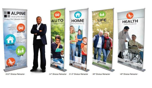 Stratus Banner Retractor Banner Stands