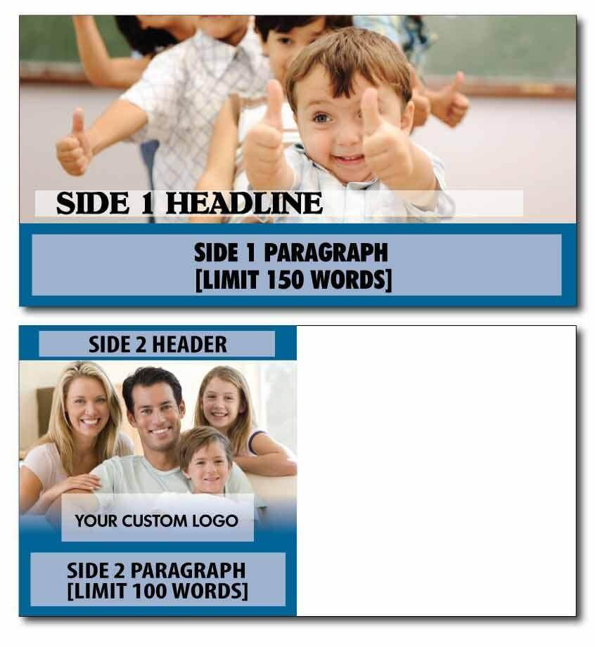 5.75" x 11" All Inclusive Standard Postcards