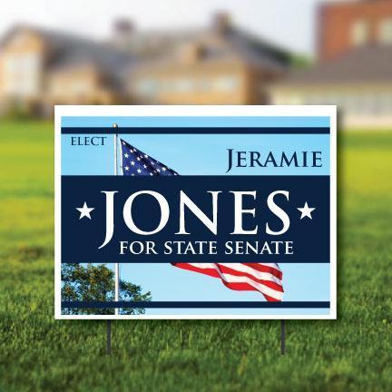 Yard Sign: 18"x24" Corrugated Plastic
