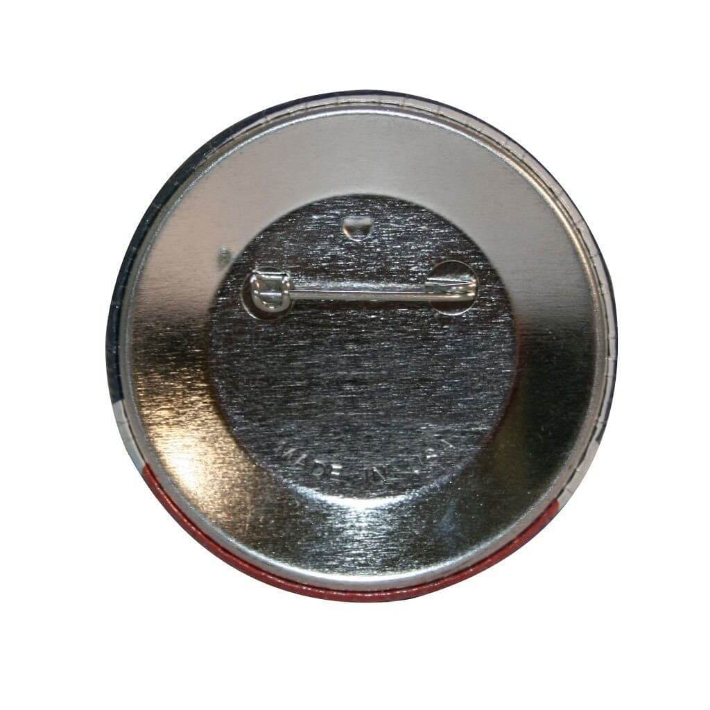 3" Round Buttons with Safety Pin Back