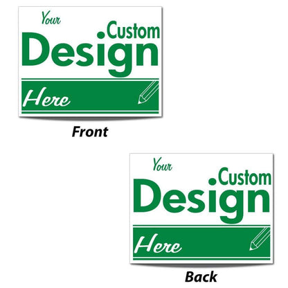 20"x26" Polybag Yard Signs with Wire U Frame