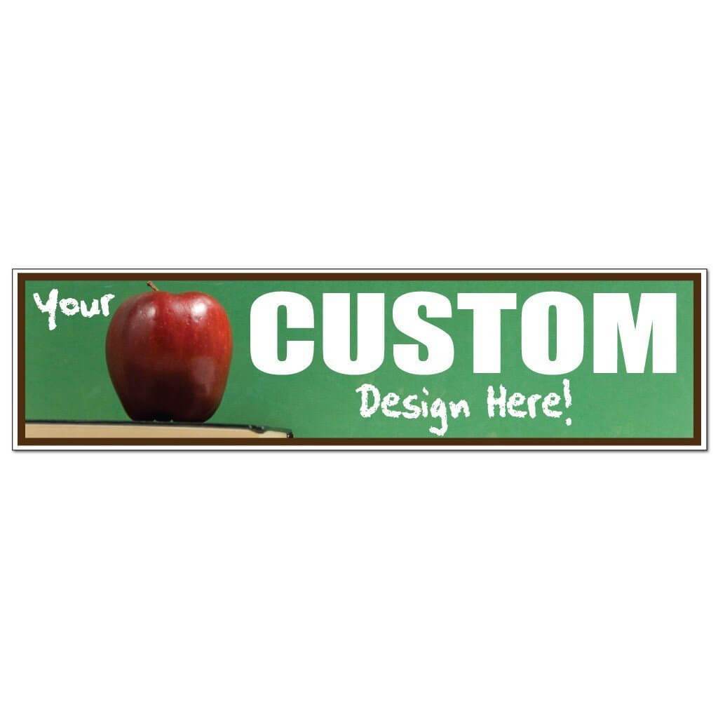 3"x11.5" Custom Bumper Magnet