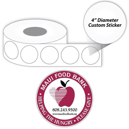 4" Round Sticker