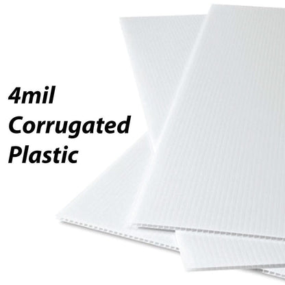 Vote Here Sign - 18"x24" Corrugated Plastic with EZ Stakes