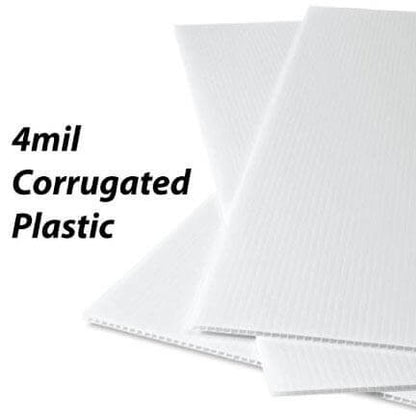 4'x4' Full Color Union Label Corrugated Plastic Yard Signs