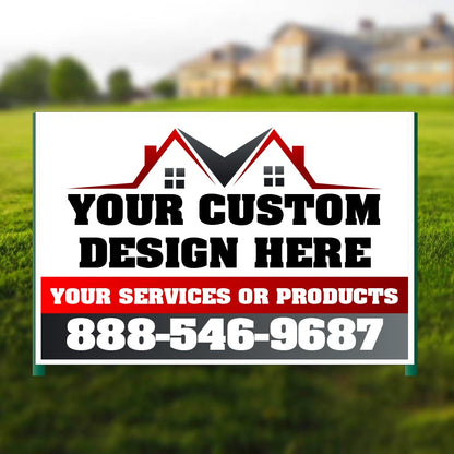 4'x6' Corrugated Plastic Yard Sign