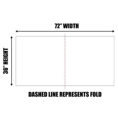 3'x6' Foldable Corrugated Plastic Yard Sign