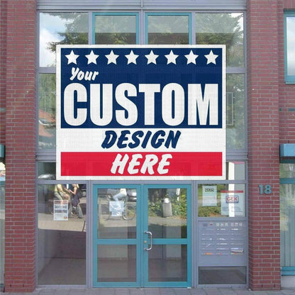 Custom 8'x10' Mesh Vinyl Banner