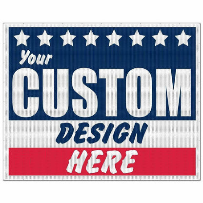 Custom 8'x10' Mesh Vinyl Banner