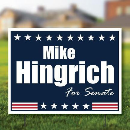 3'x4' Union Label Corrugated Plastic Yard Signs