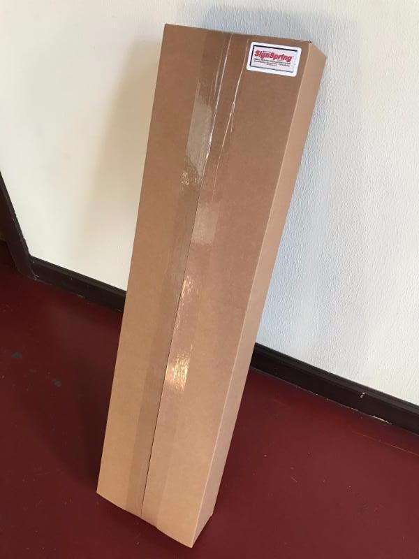 Wall Mounted Banner Frame System - Oversized Signage Solution - Great for 5 weeks or 5 years!