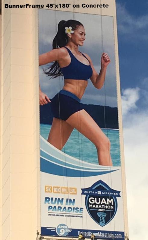 Wall Mounted Banner Frame System - Oversized Signage Solution - Great for 5 weeks or 5 years!