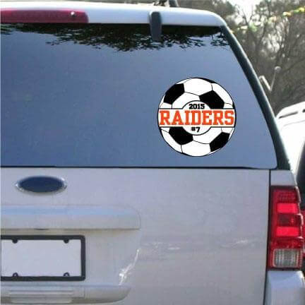 Team Car Window Decals