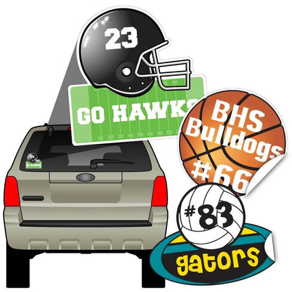 Team Car Window Decals