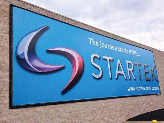 Wall Mounted Banner Frame System - Oversized Signage Solution - Great for 5 weeks or 5 years!