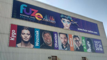 Wall Mounted Banner Frame System - Oversized Signage Solution - Great for 5 weeks or 5 years!